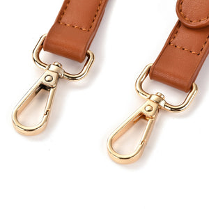 Taschenriemen aus PU-Leder mit Karabinerhaken 133cm