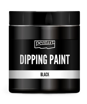 Pentart Tauchfarbe Dipping Paint schwarz 250 ml