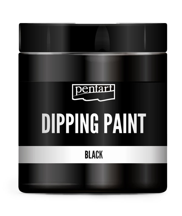 Pentart Tauchfarbe Dipping Paint schwarz 250 ml