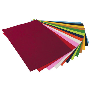 Textilfilz Mix bunt 12 Farben A3 30x44x0,2cm Set 12Stück