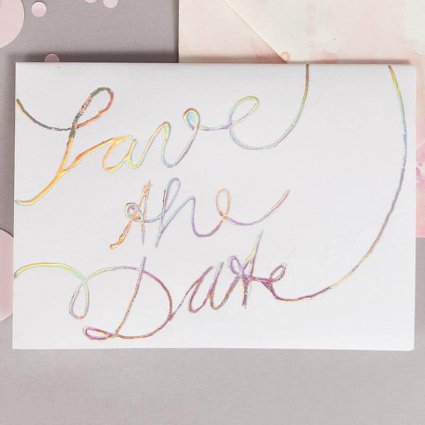 Transferfolie Metallic irisierdend 9x15cm 6 Blatt