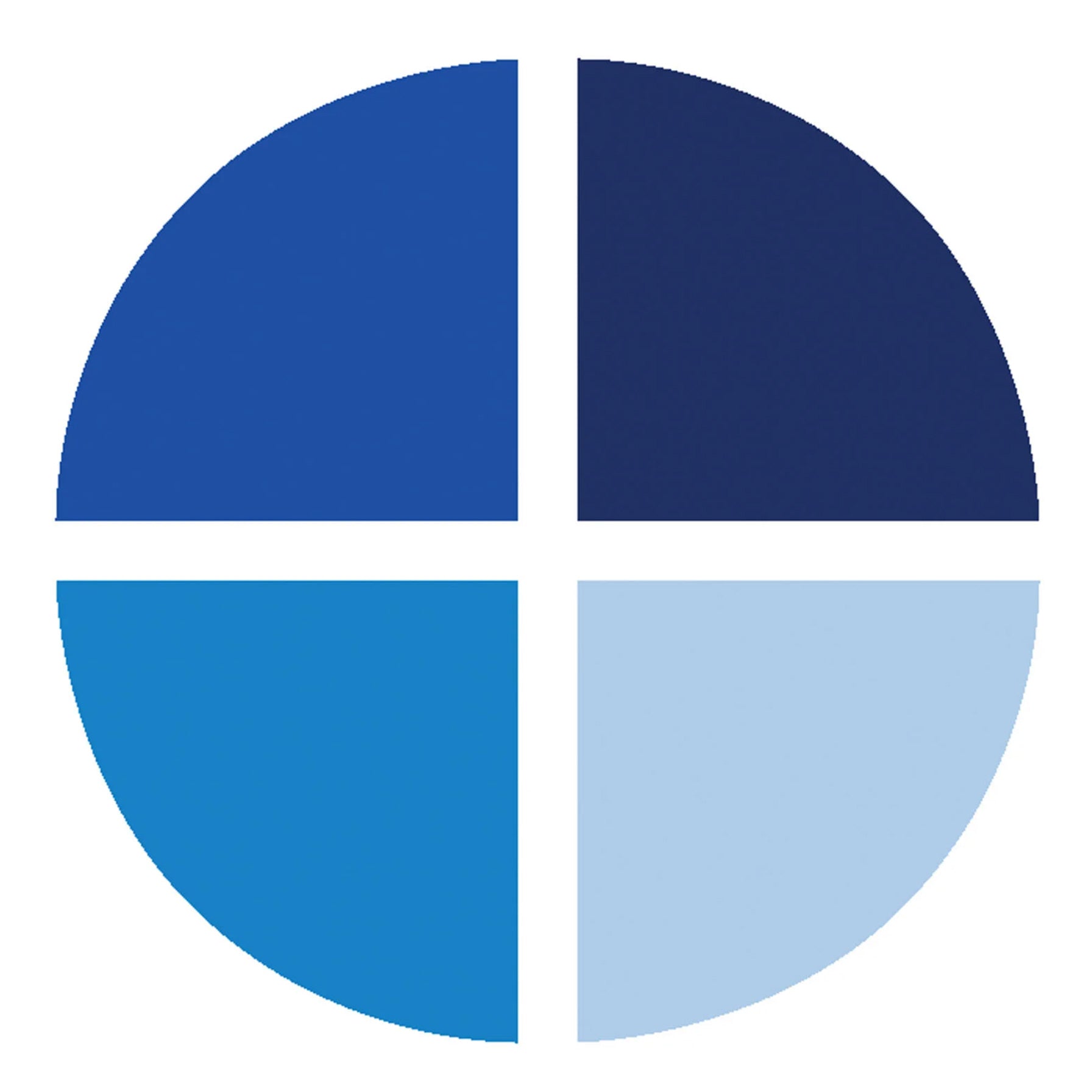 Memento Stempelkissen-Set, Blautöne, 4 Tropfen