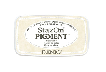 Tsukineko StazOn pigment ink pad Stempelkissen Snowflake