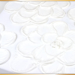 Viva Decor® Strukturpaste PREMIUM cremig (1000g, Weiß) stoßfeste Impasto Paste Künstlerqualität matt