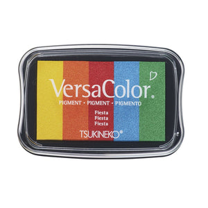 Versacolor Stempelkissen Multicolor 5 Farben Stempelfläche 4,7x7,5 cm