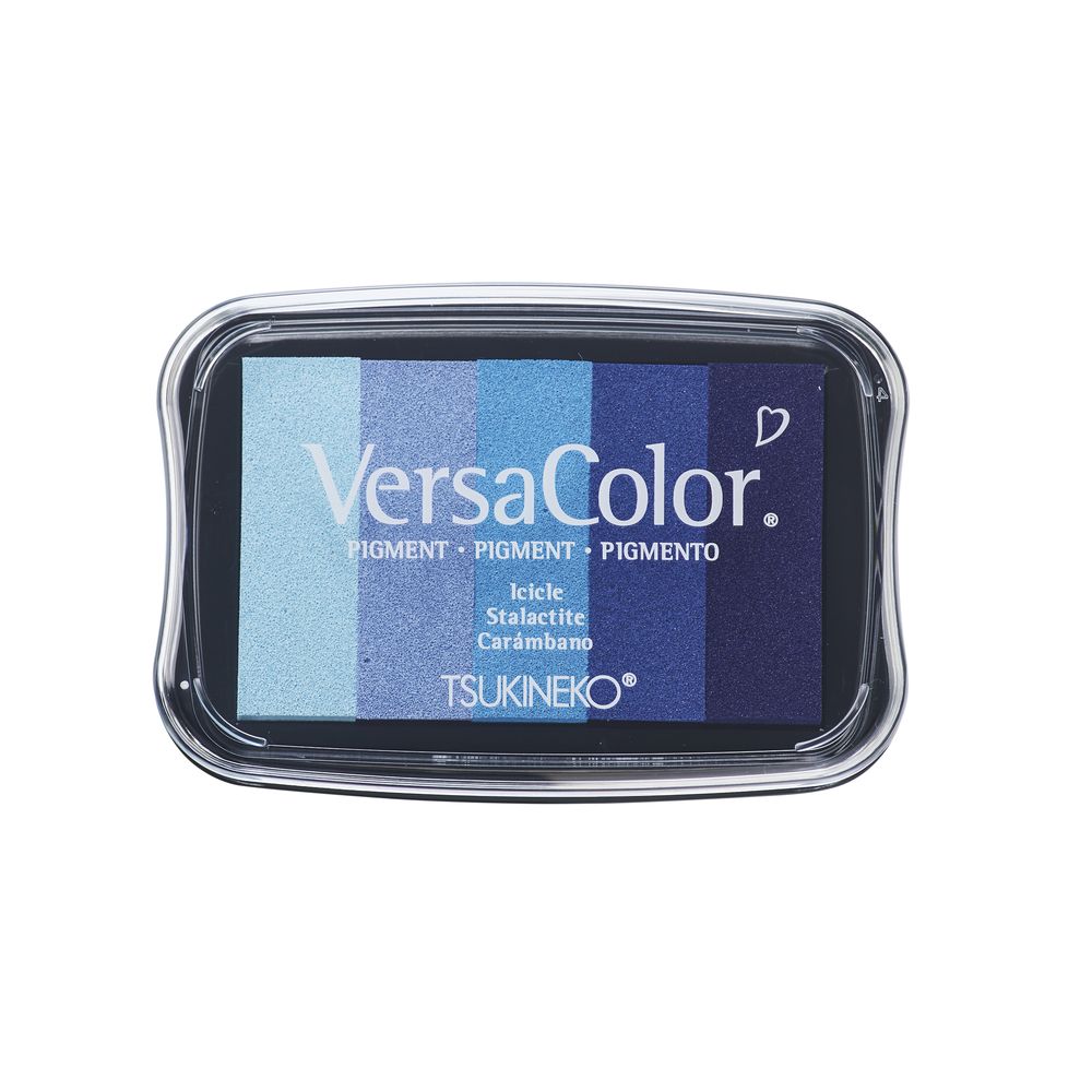Versacolor Stempelkissen Multicolor 5 Farben Stempelfläche 4,7x7,5 cm