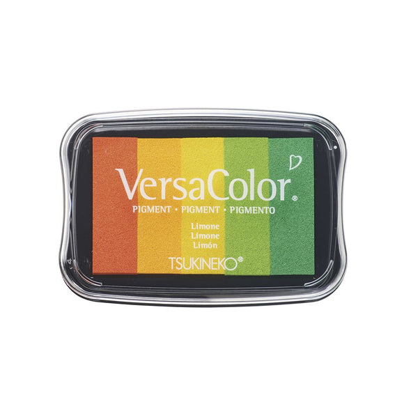 Versacolor Stempelkissen Multicolor 5 Farben Stempelfläche 4,7x7,5 cm