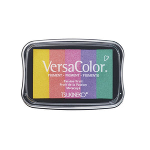 Versacolor Stempelkissen Multicolor 5 Farben Stempelfläche 4,7x7,5 cm