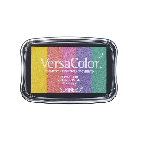 Versacolor Stempelkissen Multicolor 5 Farben Stempelfläche 4,7x7,5 cm