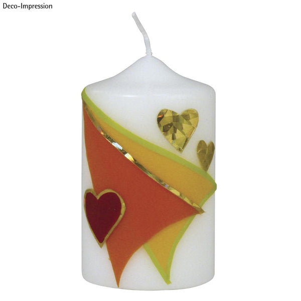 Verzier-Wachsfolie 10x5cm 18 Farben sortiert