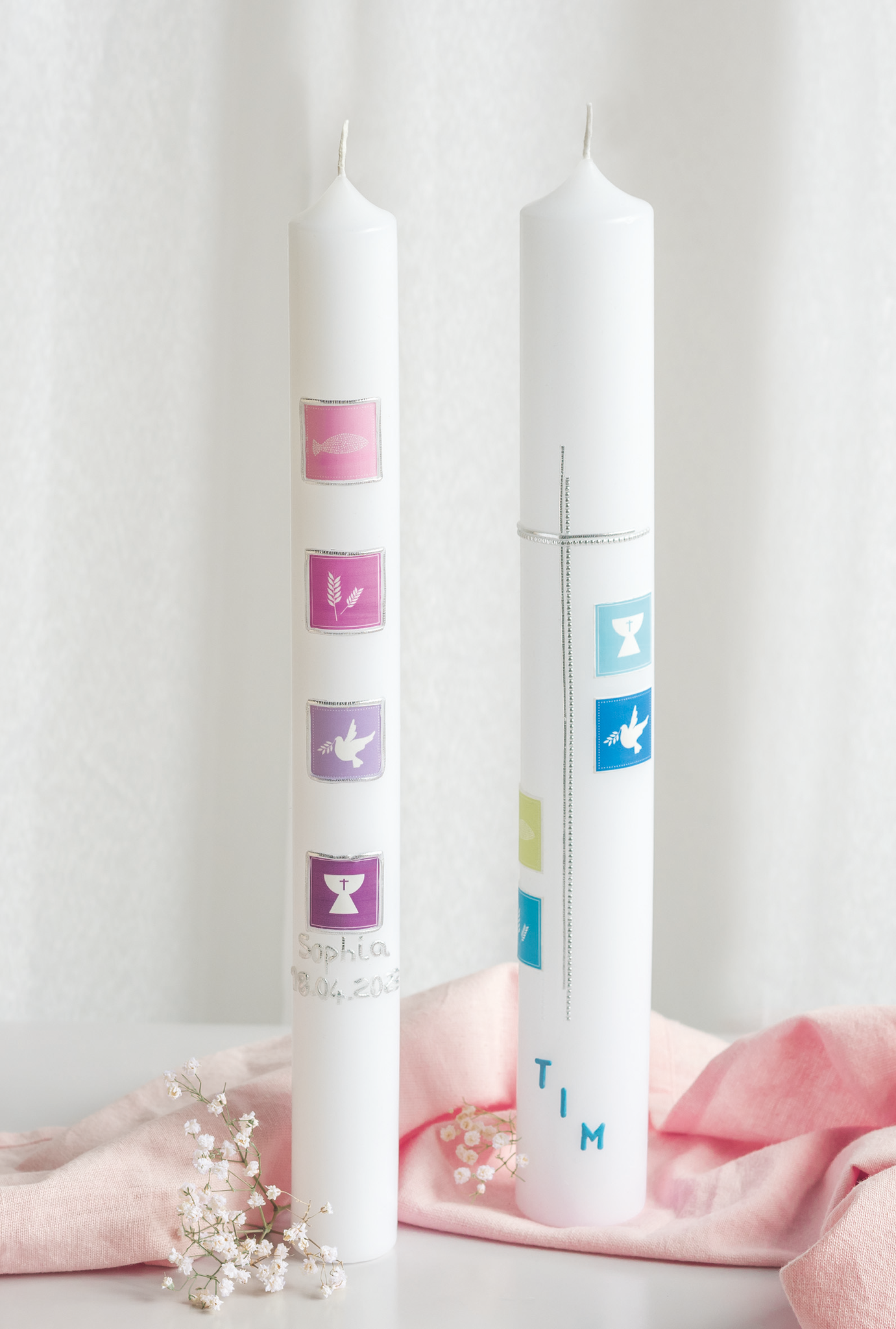 Verzier-Wachsstreifen glatt hochglänzend 200mm Ø 2 mm 15 Stk./Pkg.