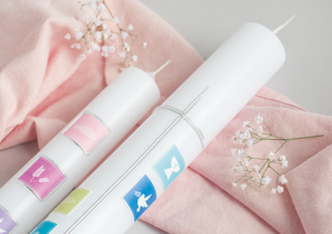 Verzier-Wachsstreifen glatt hochglänzend 200mm Ø 2 mm 15 Stk./Pkg.