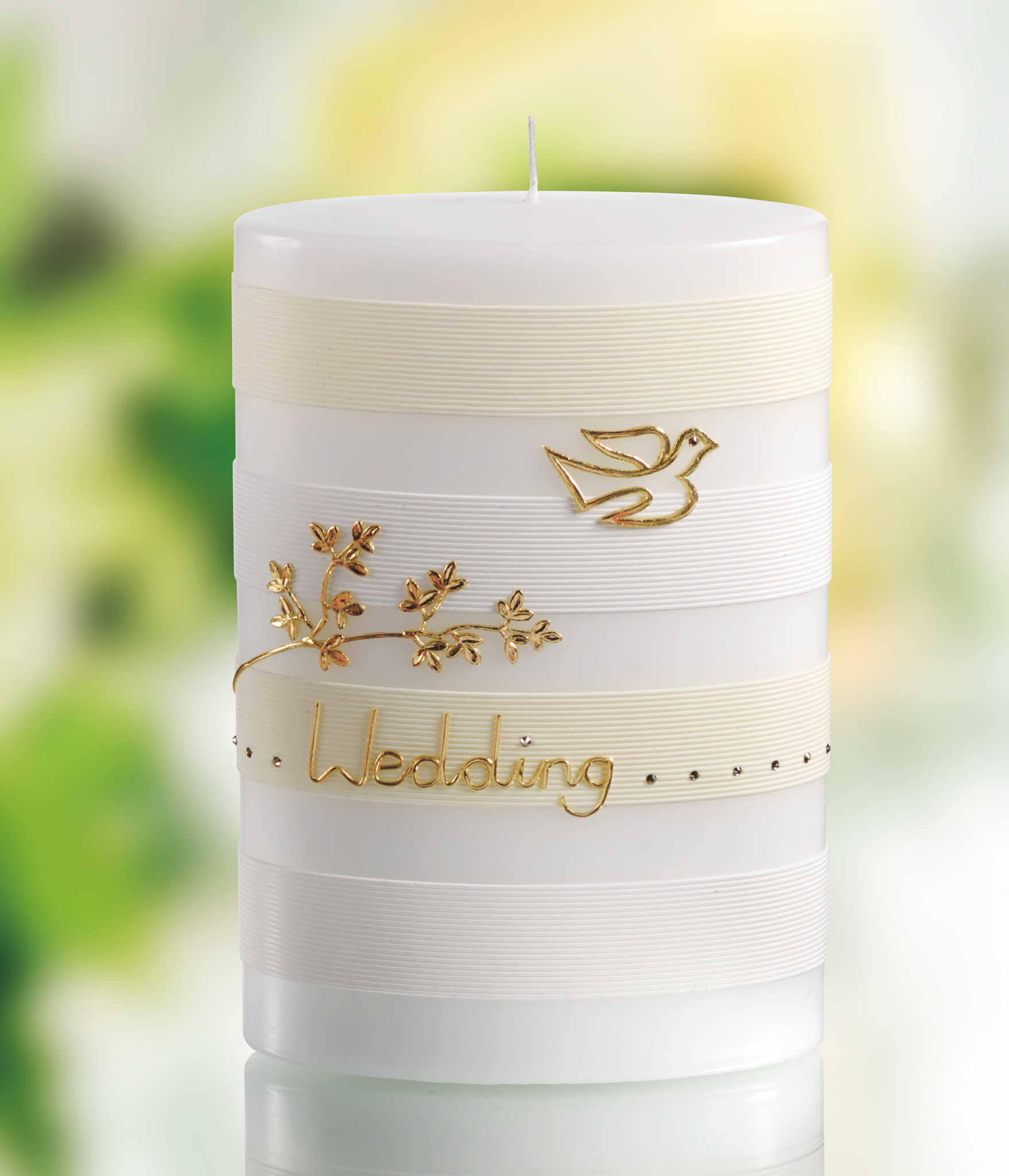 Verzier-Wachsstreifen glatt hochglänzend 200mm Ø 2 mm 15 Stk./Pkg.