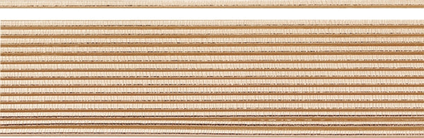 Verzier-Wachsstreifen glatt hochglänzend 200mm Ø 2 mm 15 Stk./Pkg.