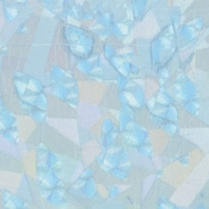 Verzierwachsplatte Flitter hellblau 1 Stk.