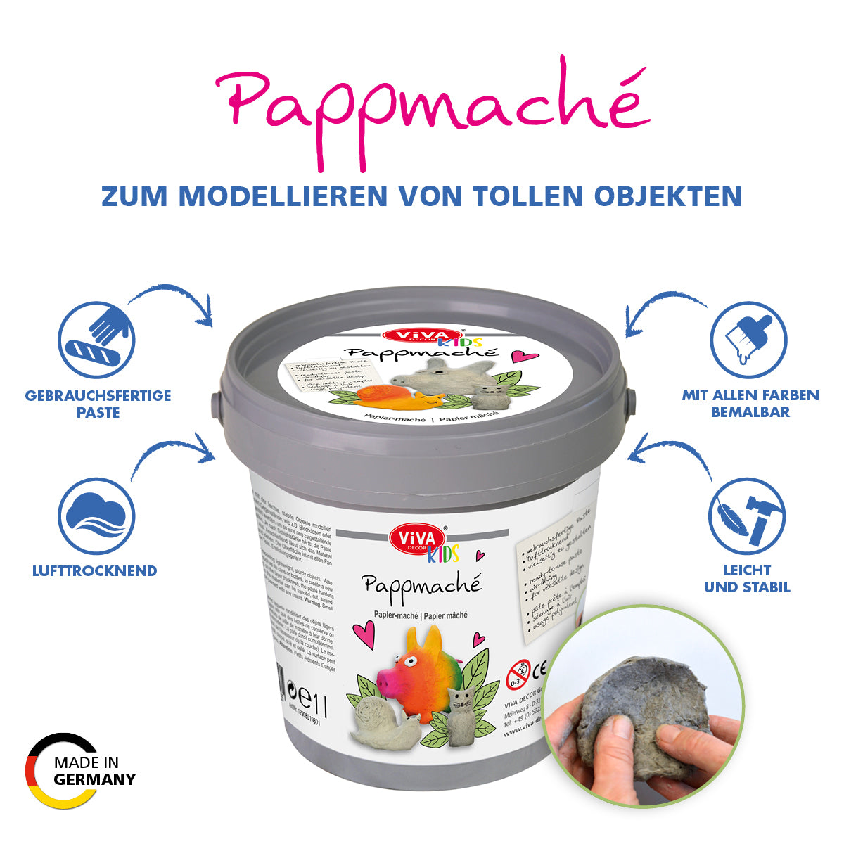 Viva Decor Pappmaché Kids 1000ml