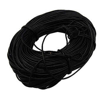 Lederriemen schwarz 3mm 4,5 m