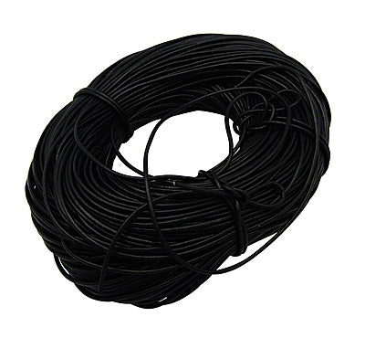 Lederriemen schwarz 3mm 4,5 m