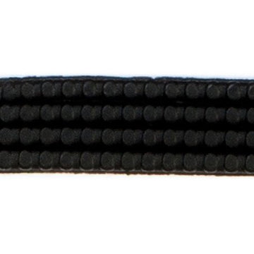 Wachs Perlstreifen schwarz 2 mm x 20 cm