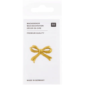 Wachsdekor Schleife 3,5x2,7cm 1 Stück