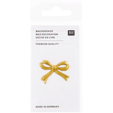 Wachsdekor Schleife 3,5x2,7cm 1 Stück