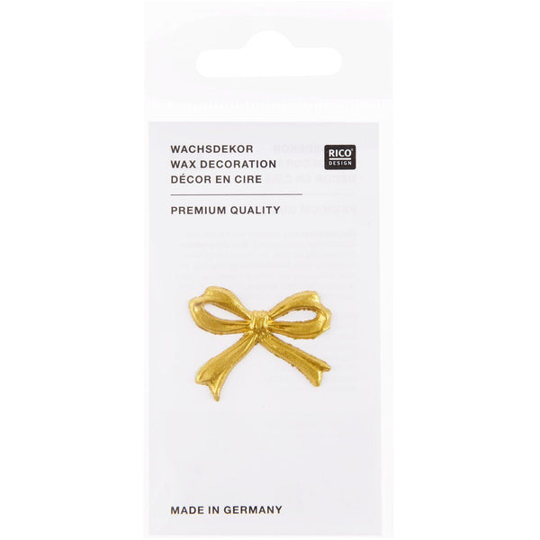 Wachsdekor Schleife 3,5x2,7cm 1 Stück