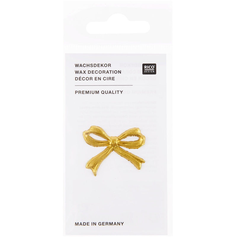 Wachsdekor Schleife 3,5x2,7cm 1 Stück