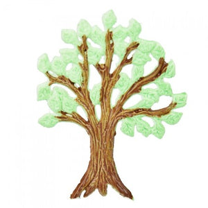 Wachsdekor Baum Frühling 60x50 mm 1 Stück