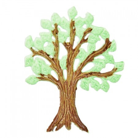 Wachsdekor Baum Frühling 60x50 mm 1 Stück
