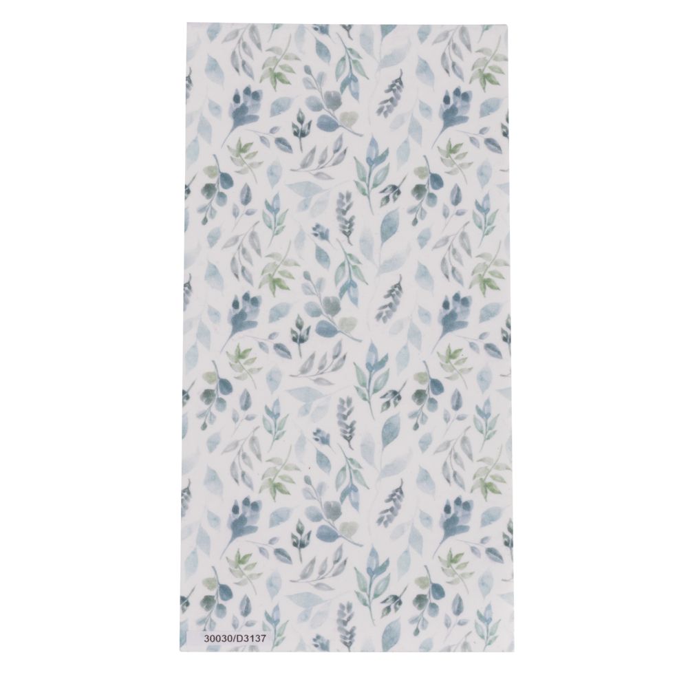 Verzierwachsplatte Eukalyptus 20x10cm SB-Btl. 1 Stück