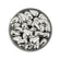 Wachsperle Tropfen silber metallic 6x10mm 30 Stk./Dose
