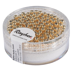 Wachsperle gold rund 3 mm 250 Stück/ Dose