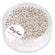 Wachsperle rund silber 2,5mm 240 Stück/Dose