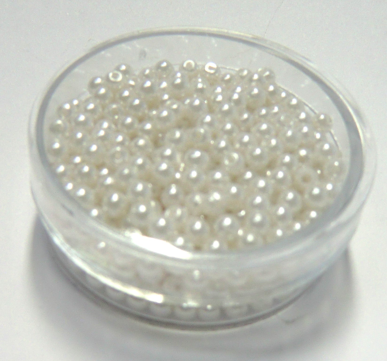 Wachsperle weiß 3mm 500 Stück/Dose