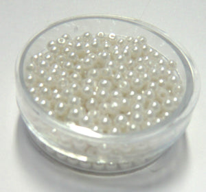 Wachsperle weiß 3mm 500 Stück/Dose