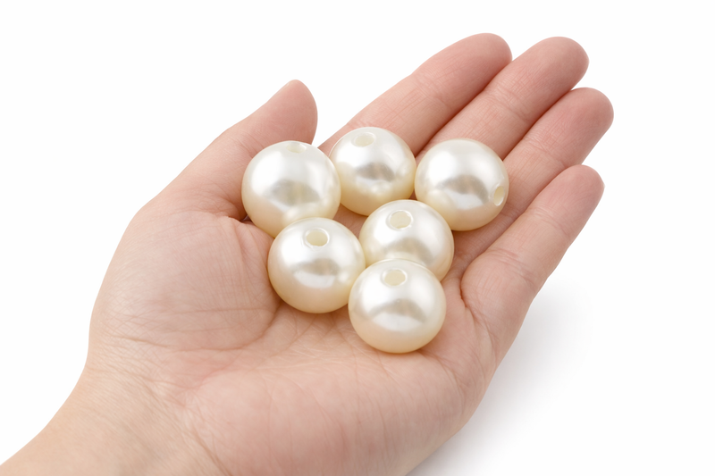 Wachsperlen 20 mm, 9 Stück