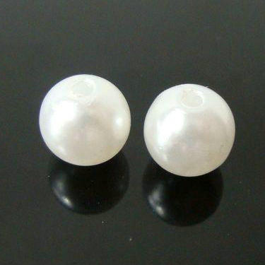 Wachsperlen perlweiß 12mm 15 Stück / Dose