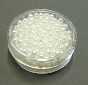 Wachsperlen weiß 4mm 230 Stück/Dose