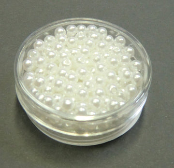 Wachsperlen weiß 4mm 230 Stück/Dose