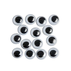 Wackelaugen rund 8mm 18 Stück