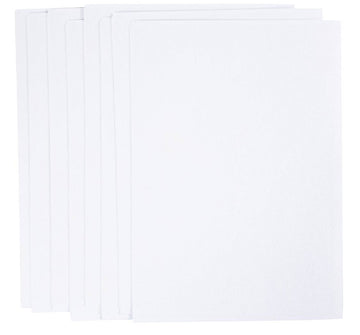 Wasserlösliche Stickvliese Set weiß A5 148,5x210mm 24 Blätter