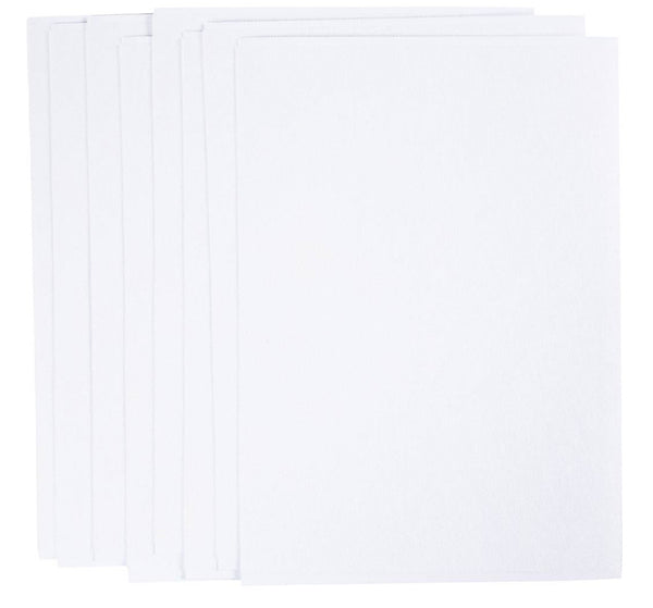 Wasserlösliche Stickvliese Set weiß A5 148,5x210mm 24 Blätter