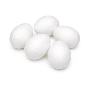 Watteeier weiß 39x48mm 5 Stück
