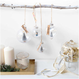 Weihnachtskugel aus Kunststoff 10cm