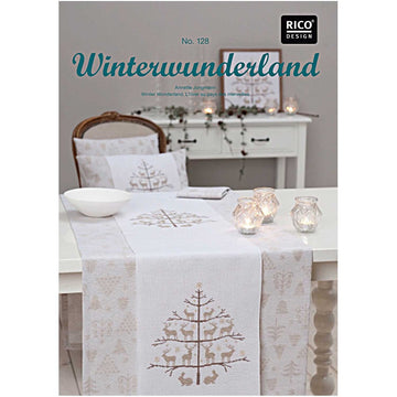 Winterwunderland Kreuzstich Annette Jungmann Buch No. 128 Rico Design