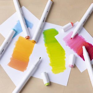 Zeichenmarker auf Alkoholbasis Strichstärke 1mm-8mm 24 Stück/ Packung