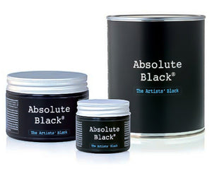 Fleur Absolute Black - Acrylfarbe matt schwärzestes schwarz 150 ml
