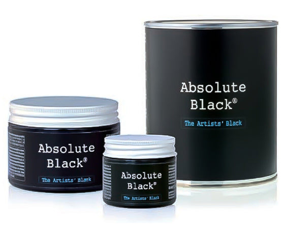 Fleur Absolute Black - Acrylfarbe matt schwärzestes schwarz 150 ml