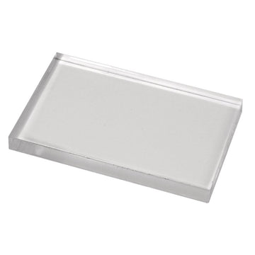 Acrylblock transparent für Silikon-und Gummistempel 125x172x12mm