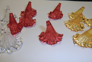 Acrylblüten 4cm5 Stück/Btl. verschiedene Farben